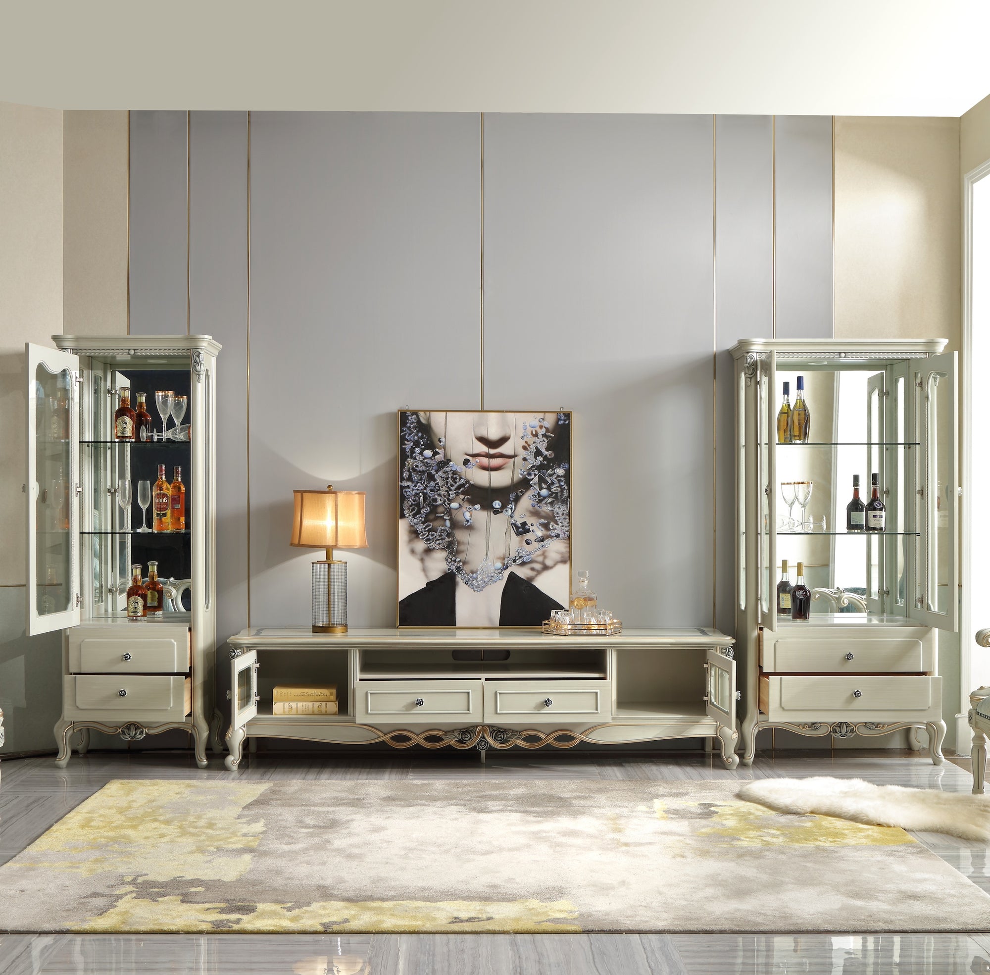 Antoinette French Display Cabinet