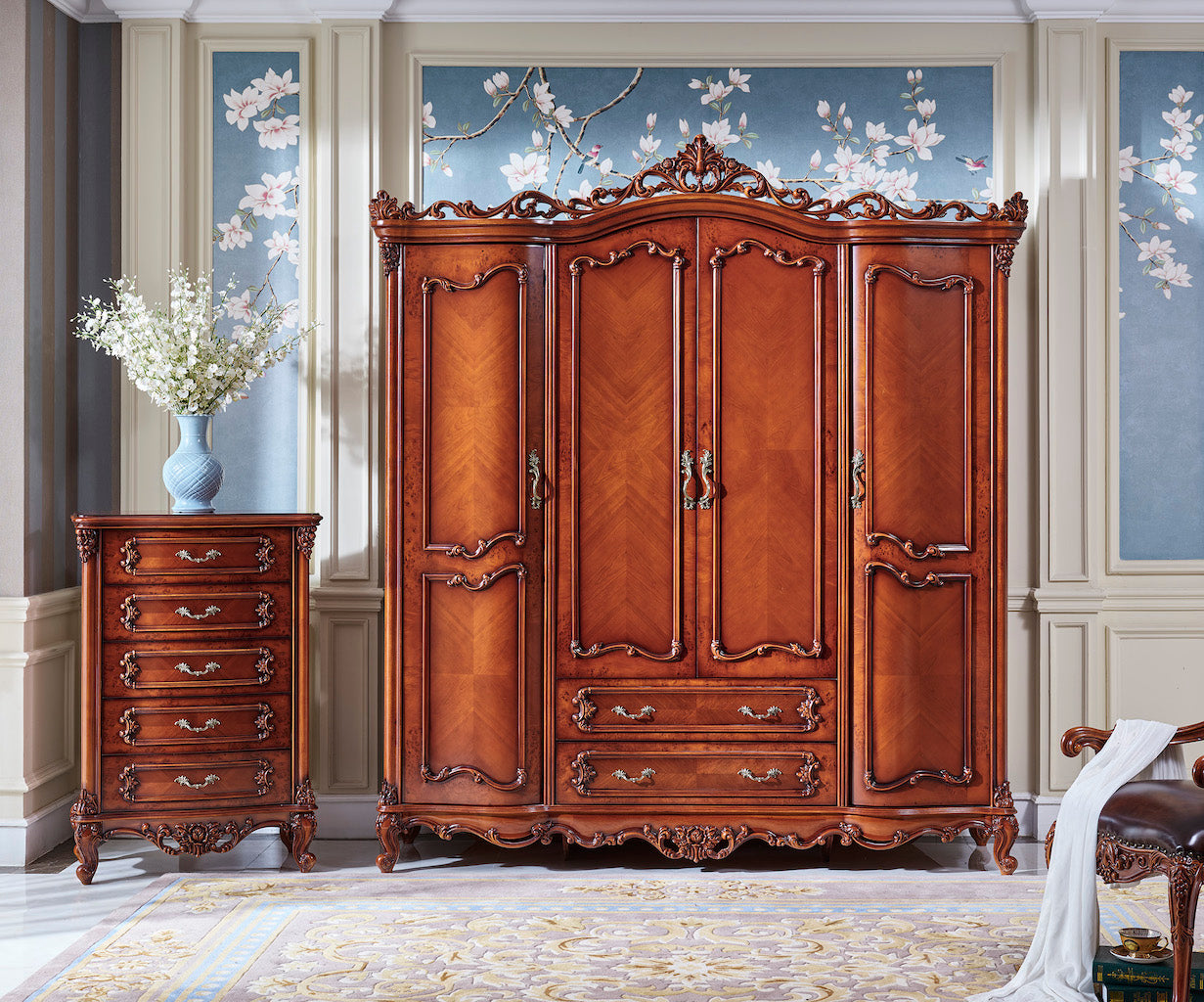 Armand French Wardrobe Cabinet