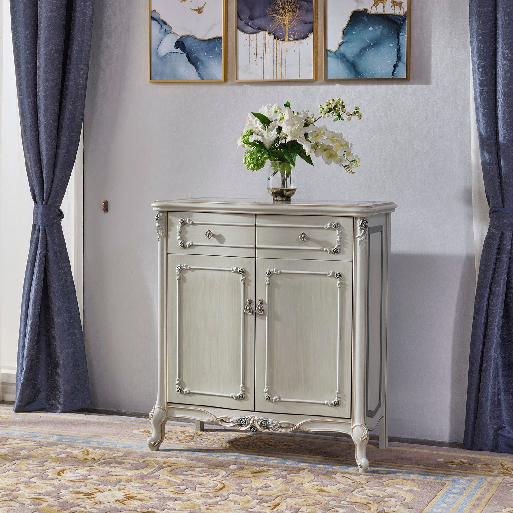 Gabrielle French Shoe Cabinet