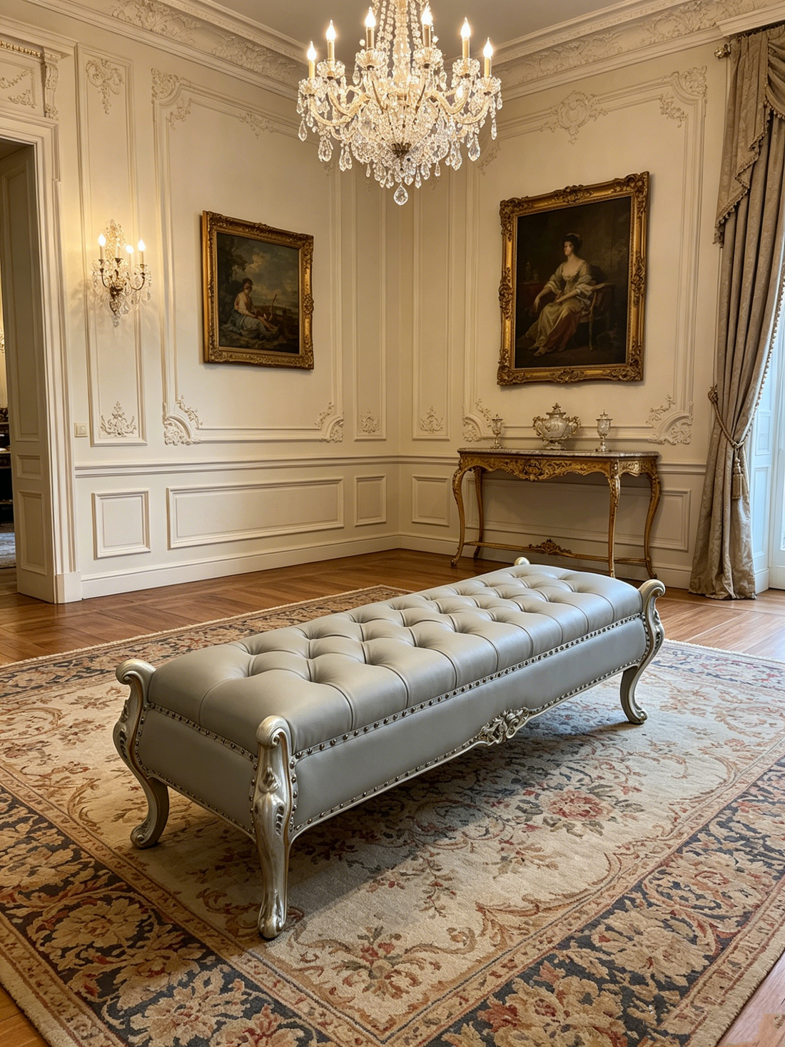 Valerie French Ottoman