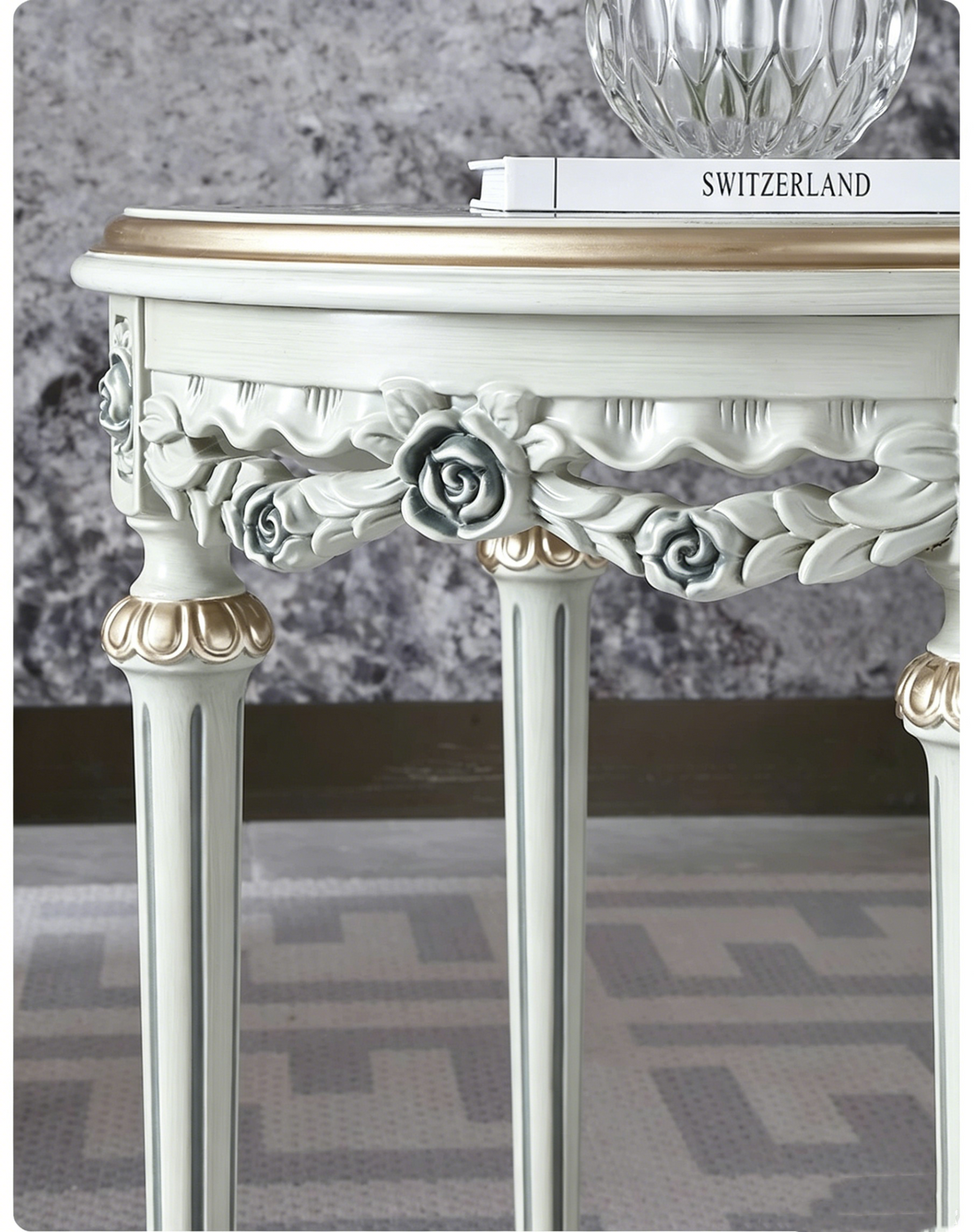 Claudette French Side Table