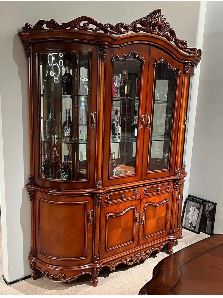 Armand Half Round French Display Cabinet