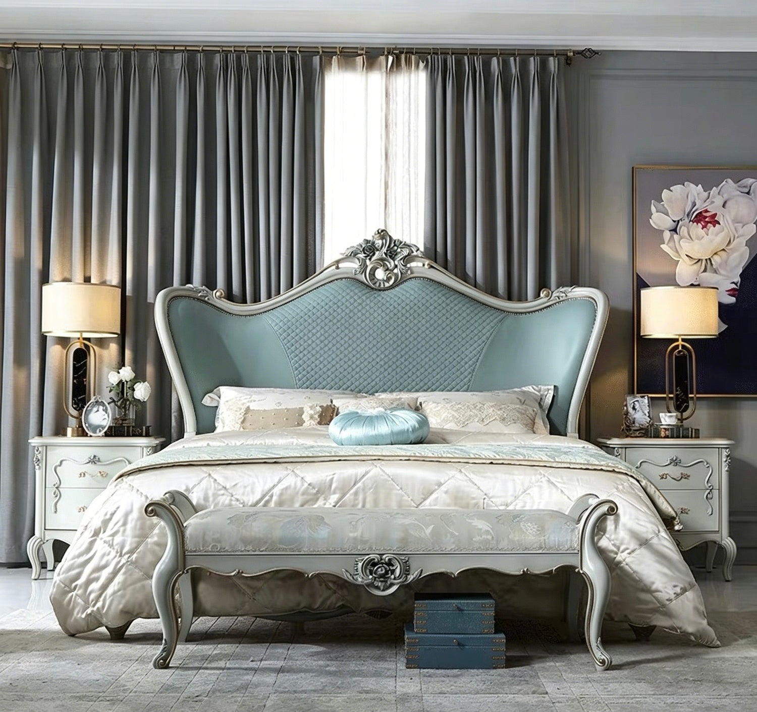 Chantal French Ottoman