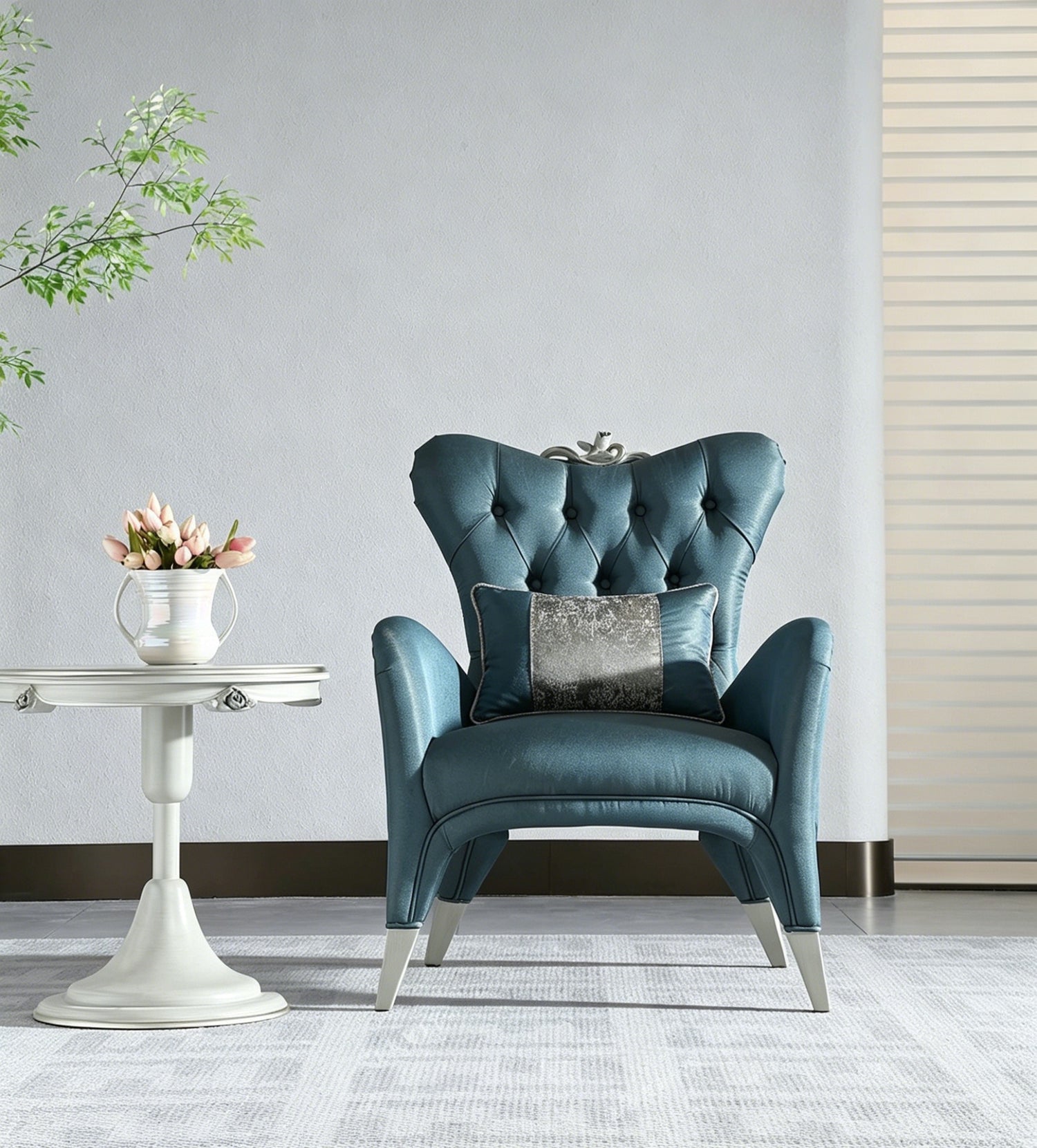 Flora French Side Table