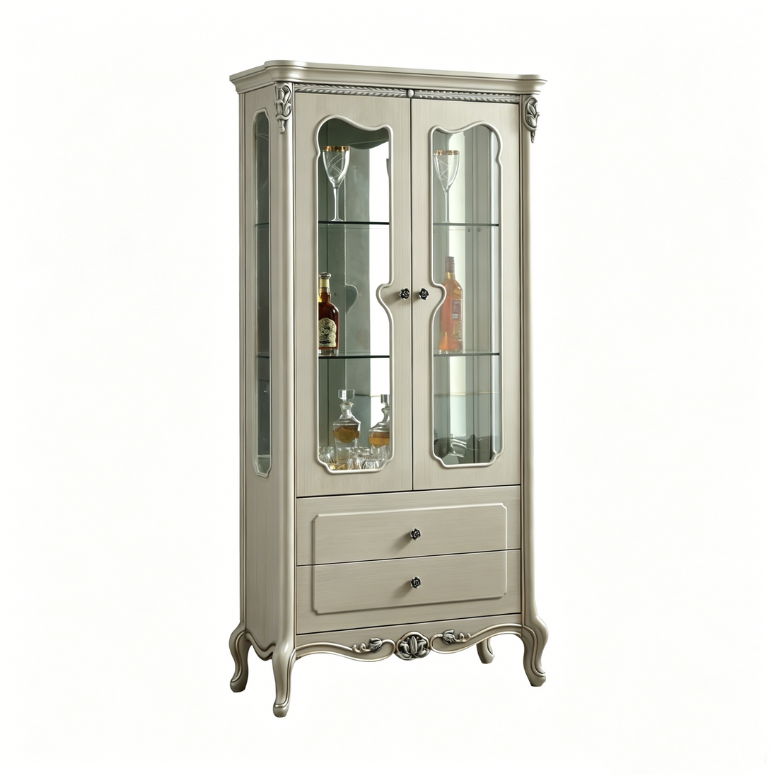 Antoinette Two Door French Display Cabinet