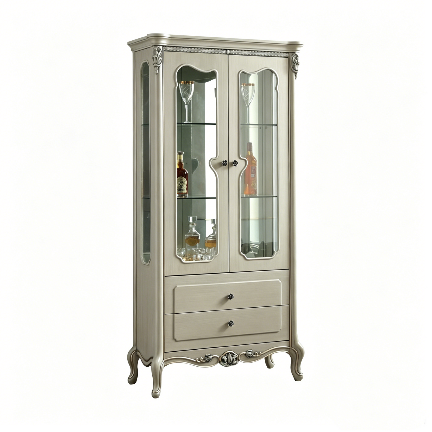Antoinette Two Door French Display Cabinet