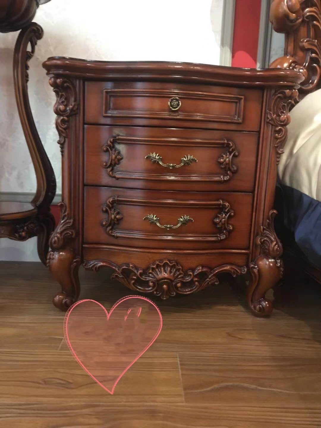 Armand French Bedside Table