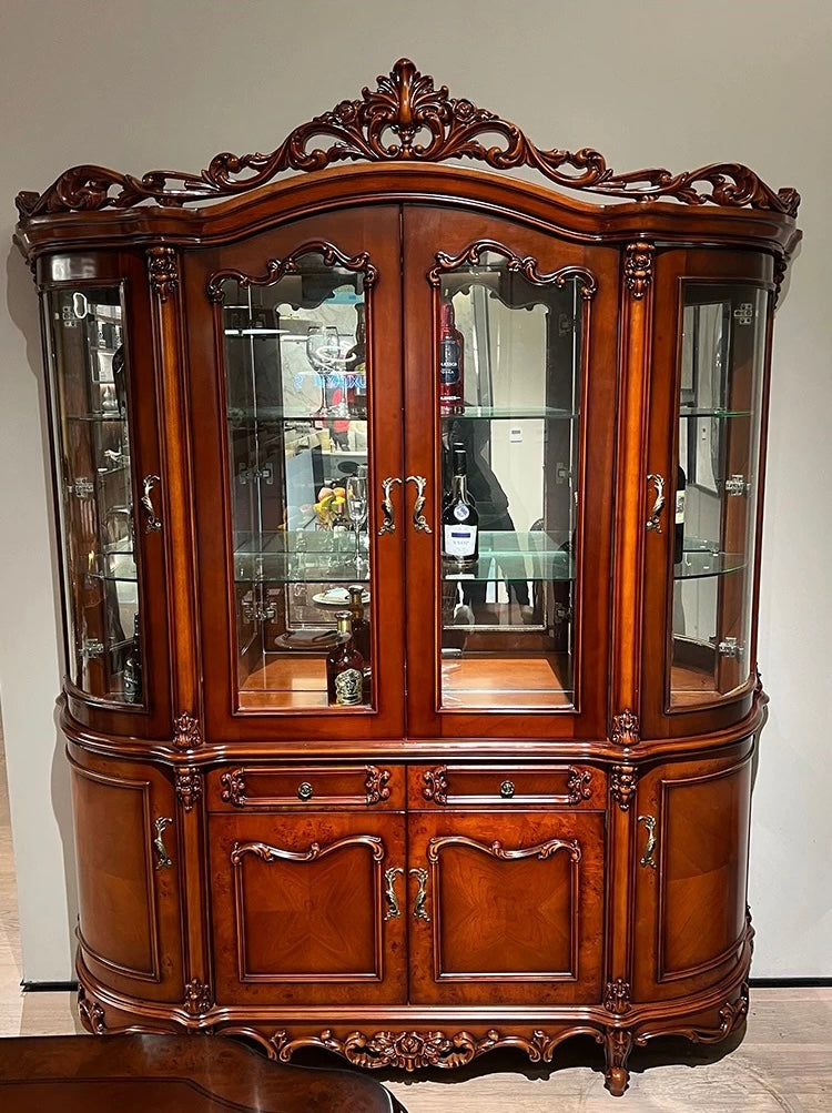 Armand Half Round French Display Cabinet