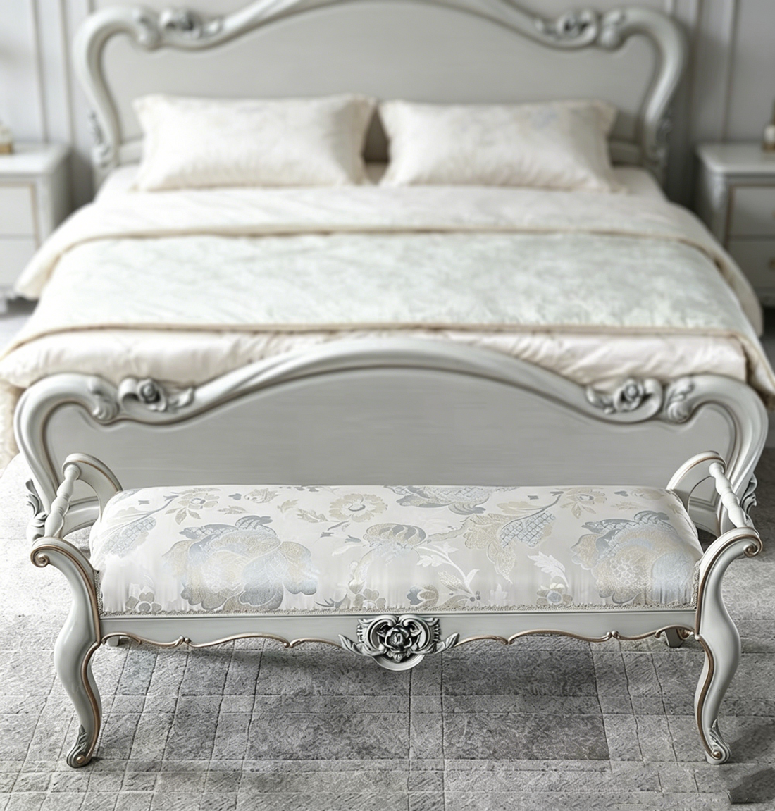 Chantal French Ottoman