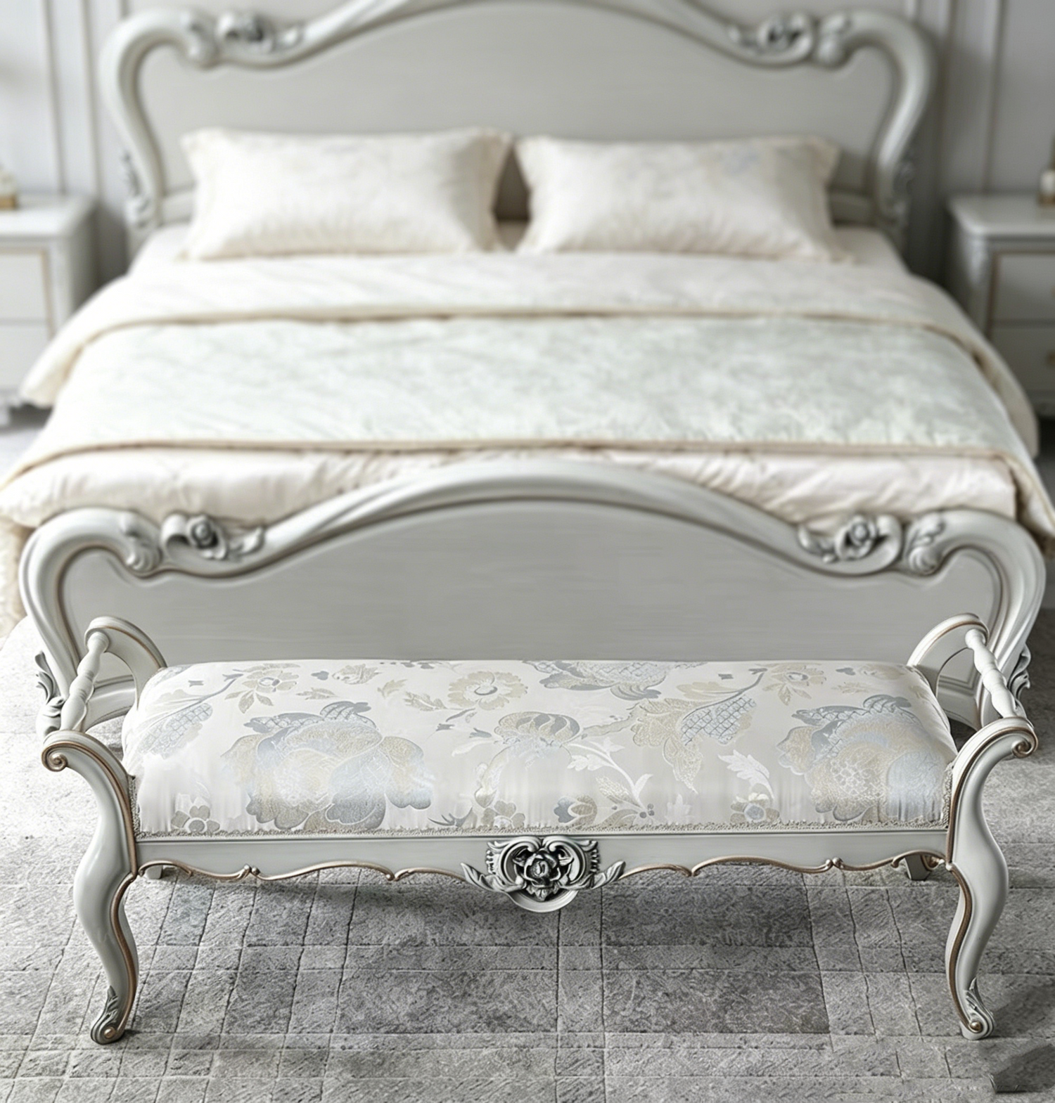 Chantal French Ottoman