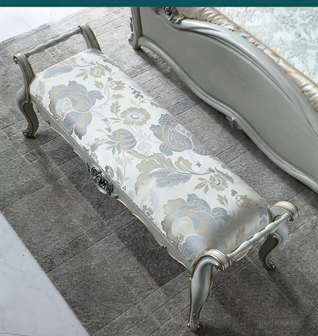 Chantal French Ottoman