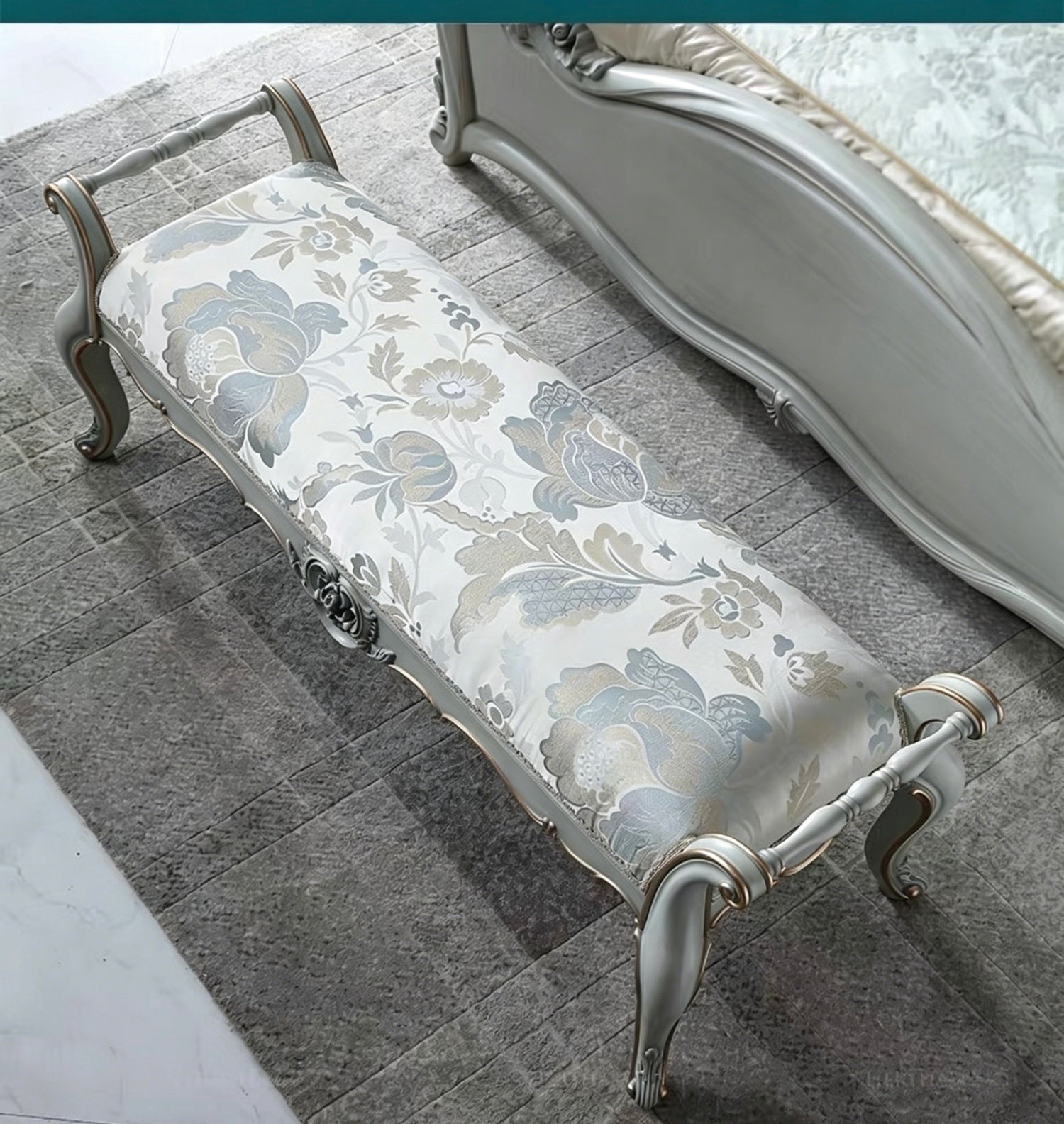 Chantal French Ottoman
