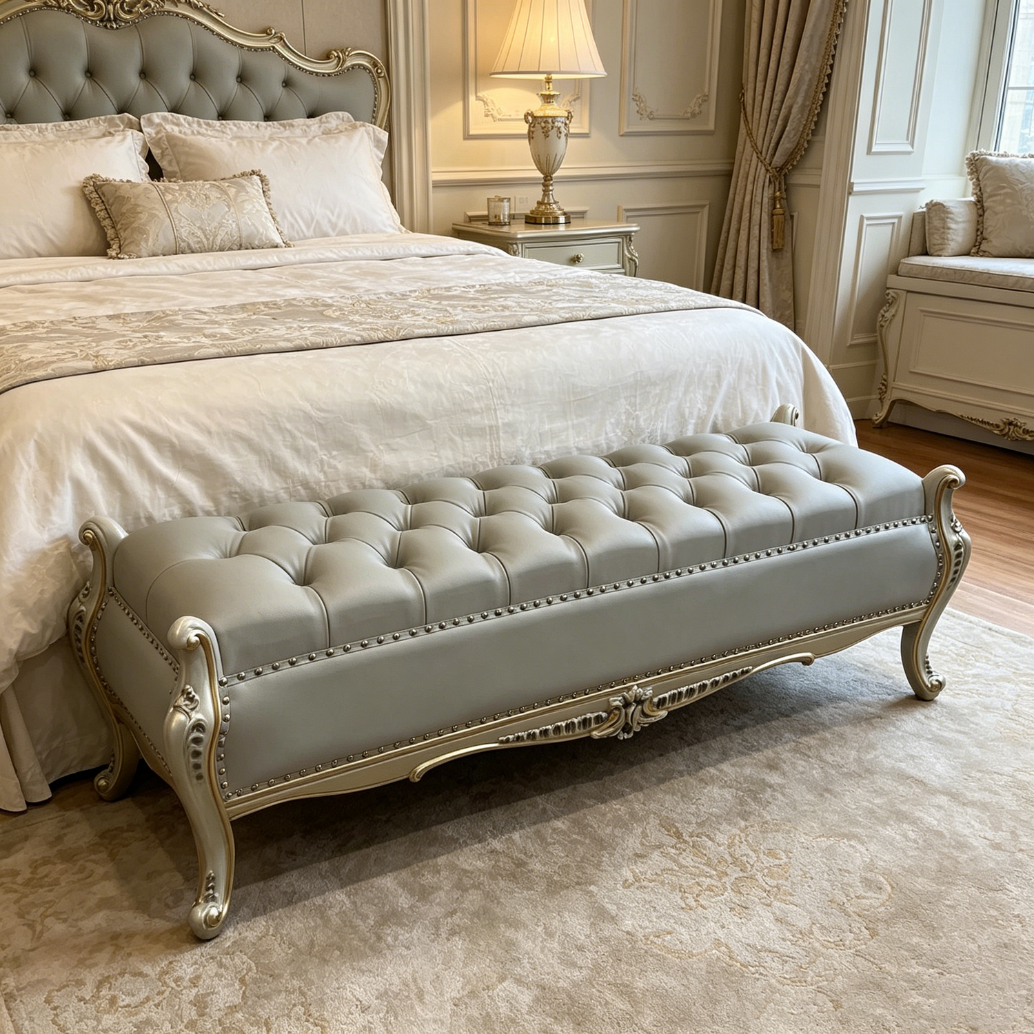Valerie French Ottoman