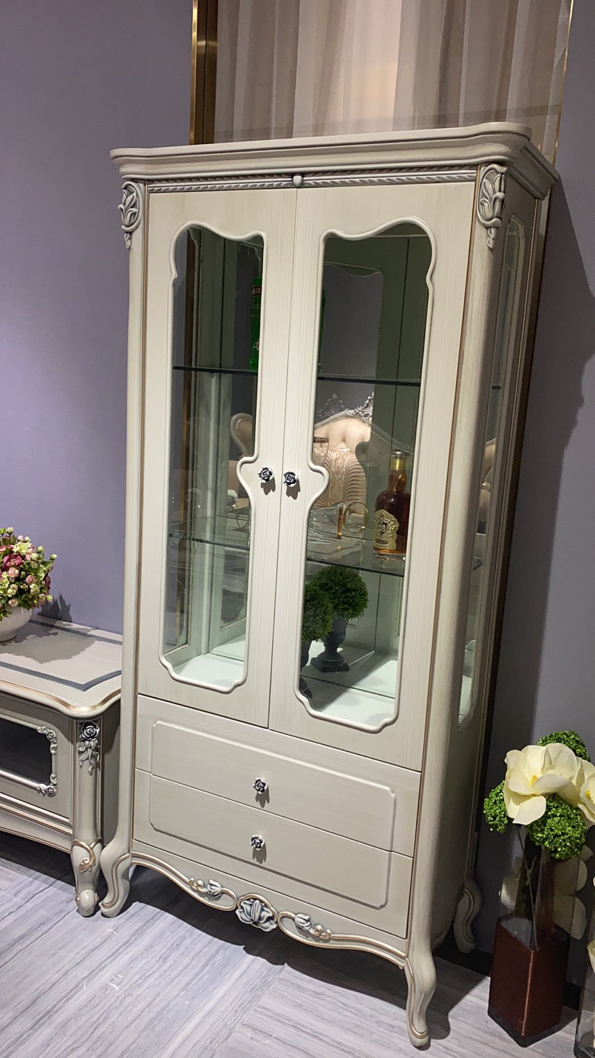Antoinette Two Door French Display Cabinet
