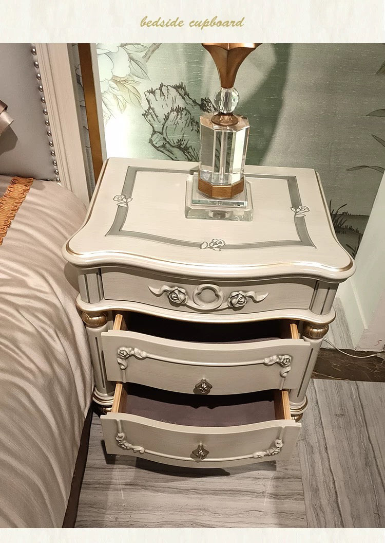 Gabrielle French Bedside Table