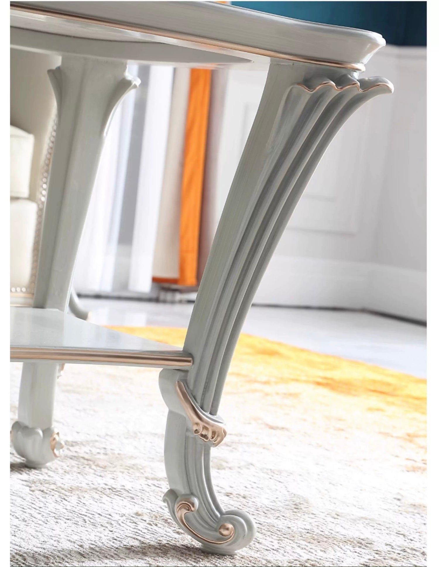 Antoinette French Marble Side Table