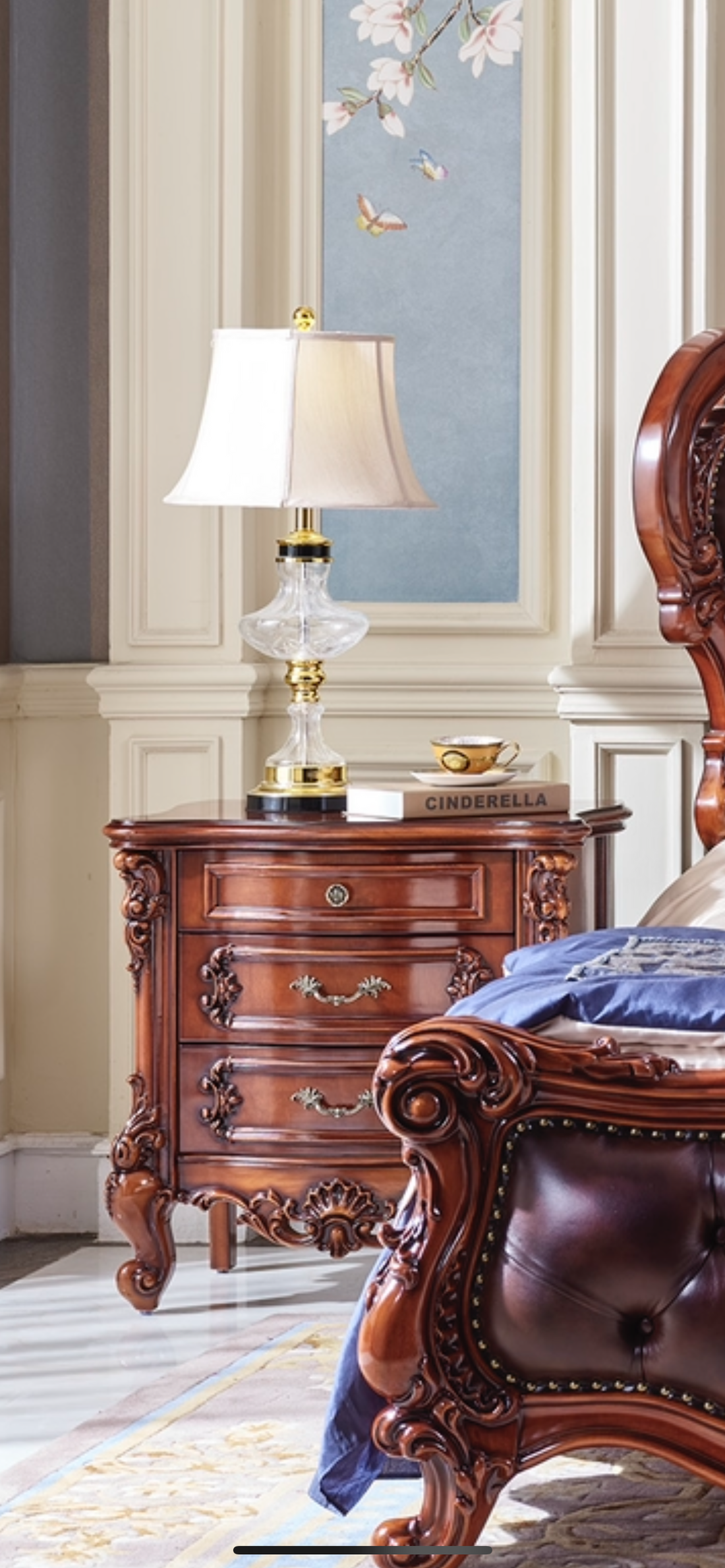 Armand French Bedside Table