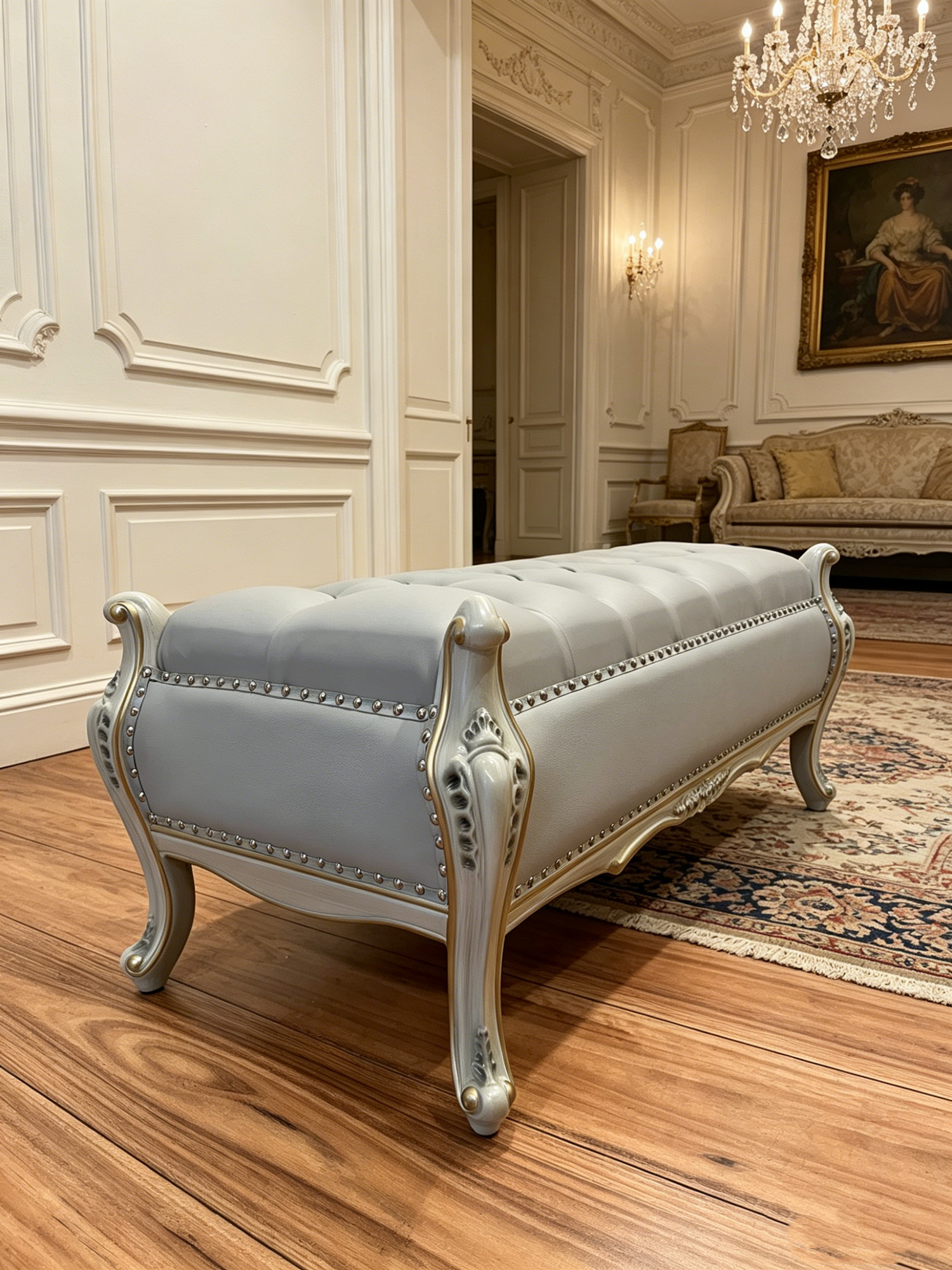 Valerie French Ottoman