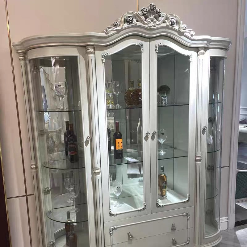 Gabrielle Half Round French Display Cabinet