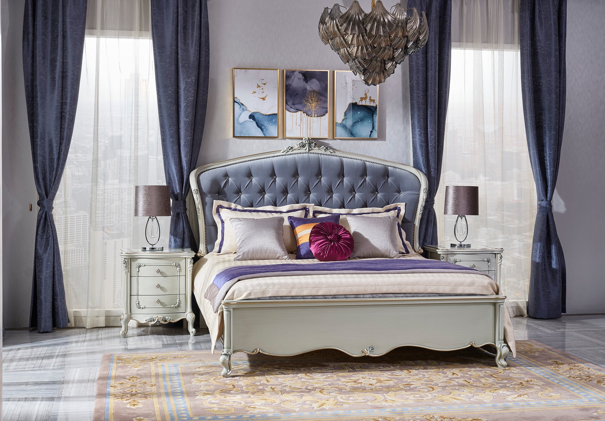 Bernadette French Bedside Table