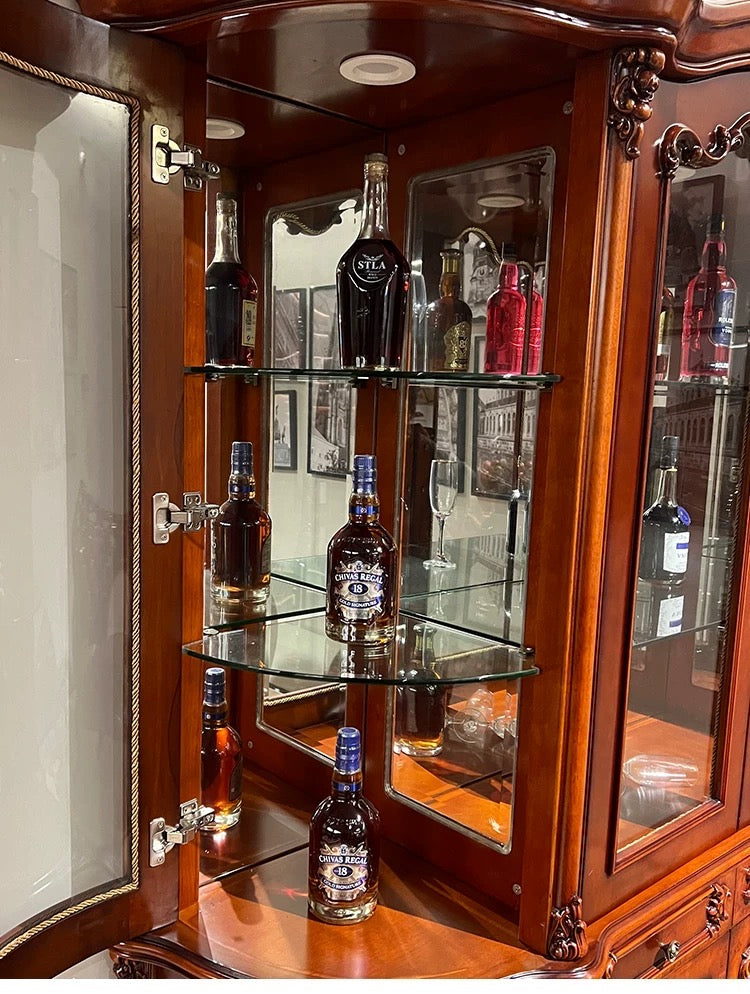 Armand Half Round French Display Cabinet