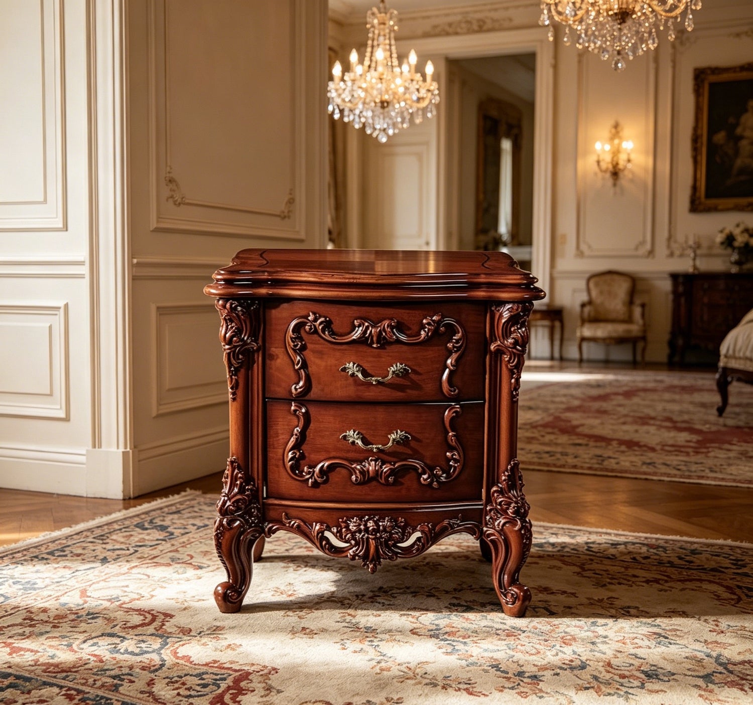 Armand French Bedside Table