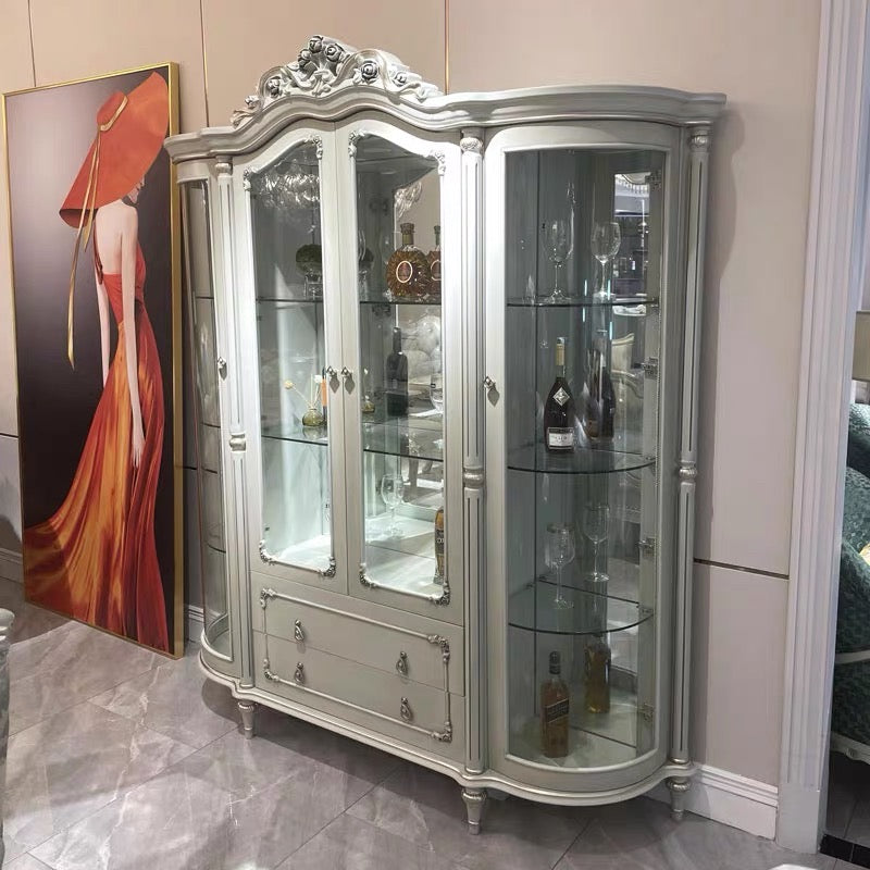 Gabrielle Half Round French Display Cabinet