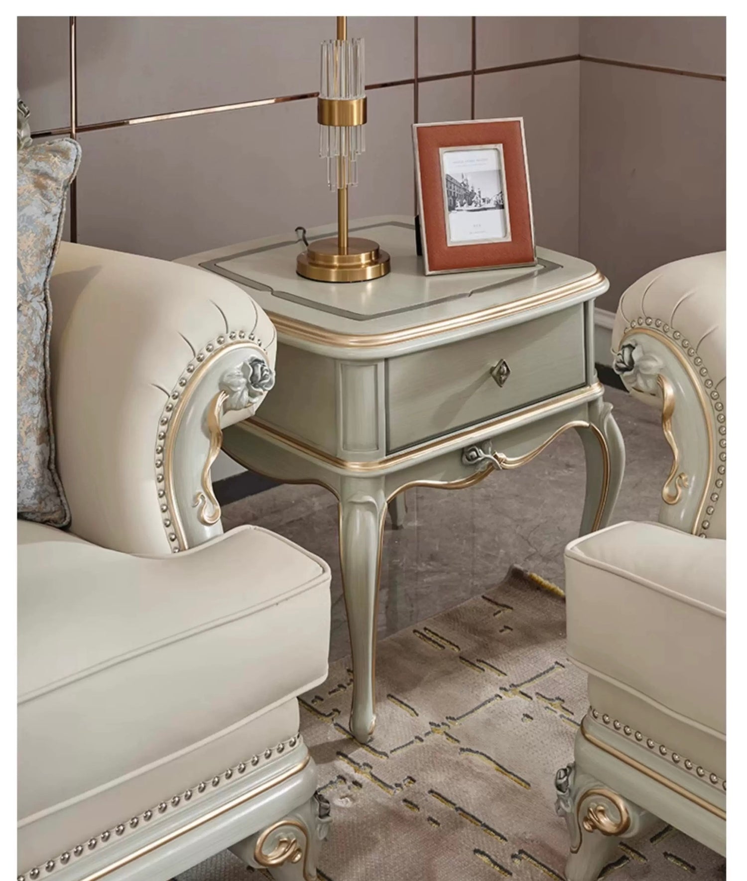 Camille French Side Table