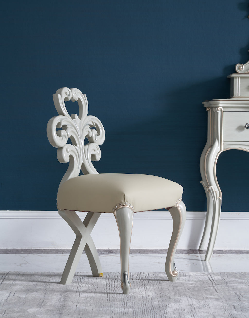 French vanity store chair