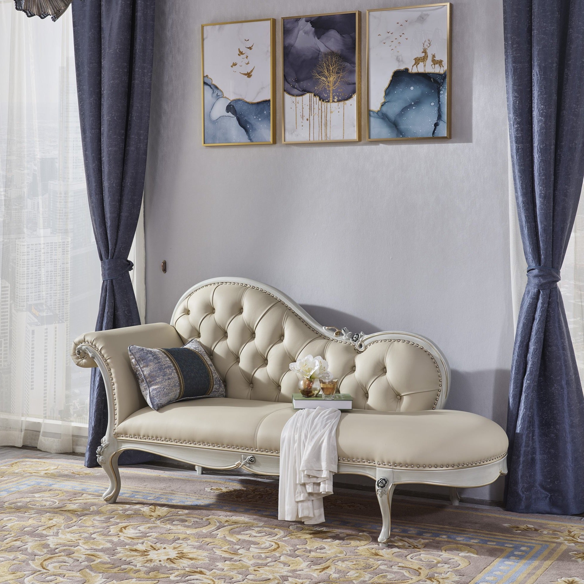 Gabrielle French Chaise Lounge